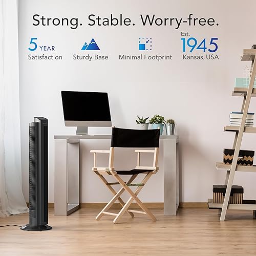 Miniatura 6 de Vornado OZI42 - Ventilador de torre circulador de aire para toda la habitación con control remoto