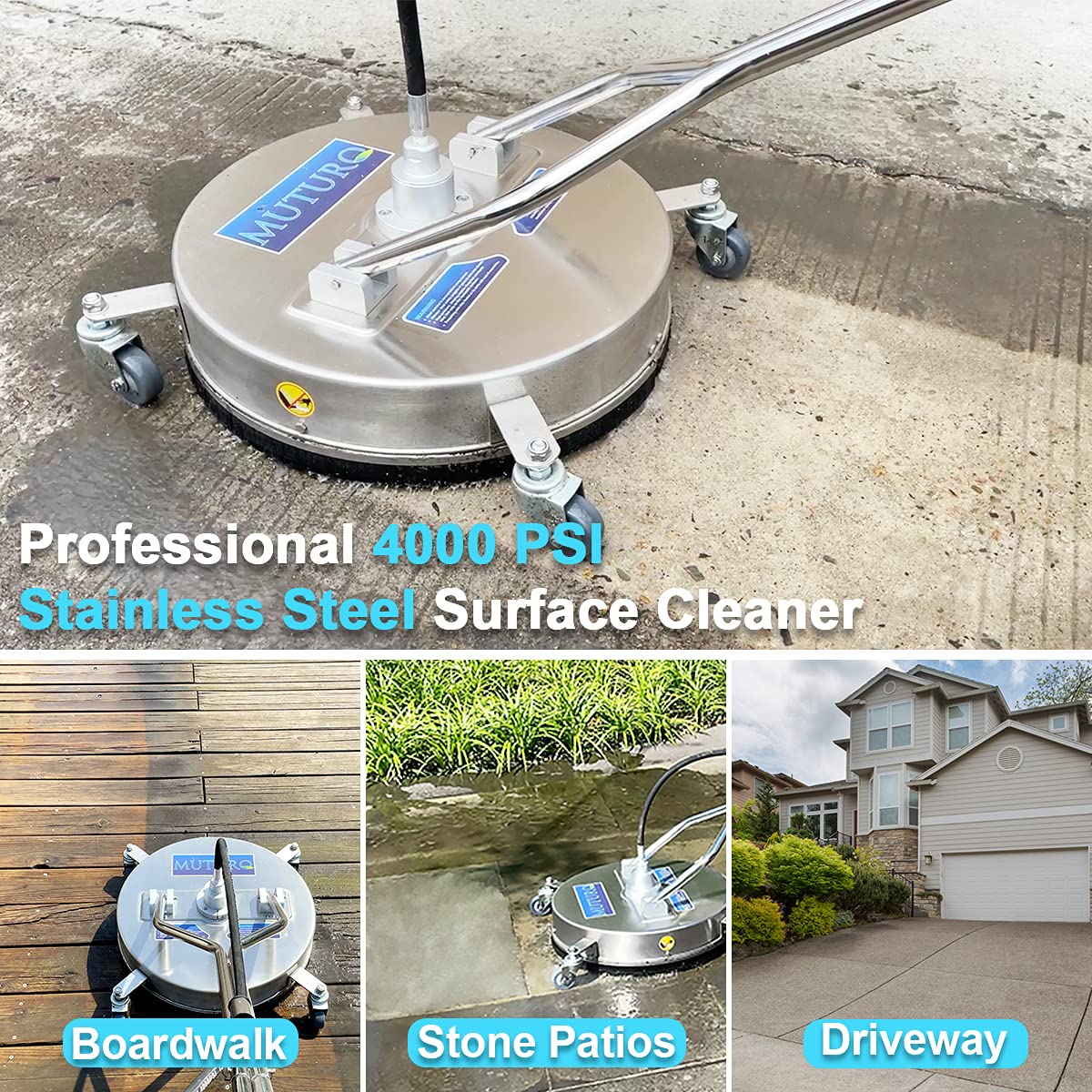Buy MUTURQ 21 Inch Surface Cleaner for Pressure Washer, Commercial