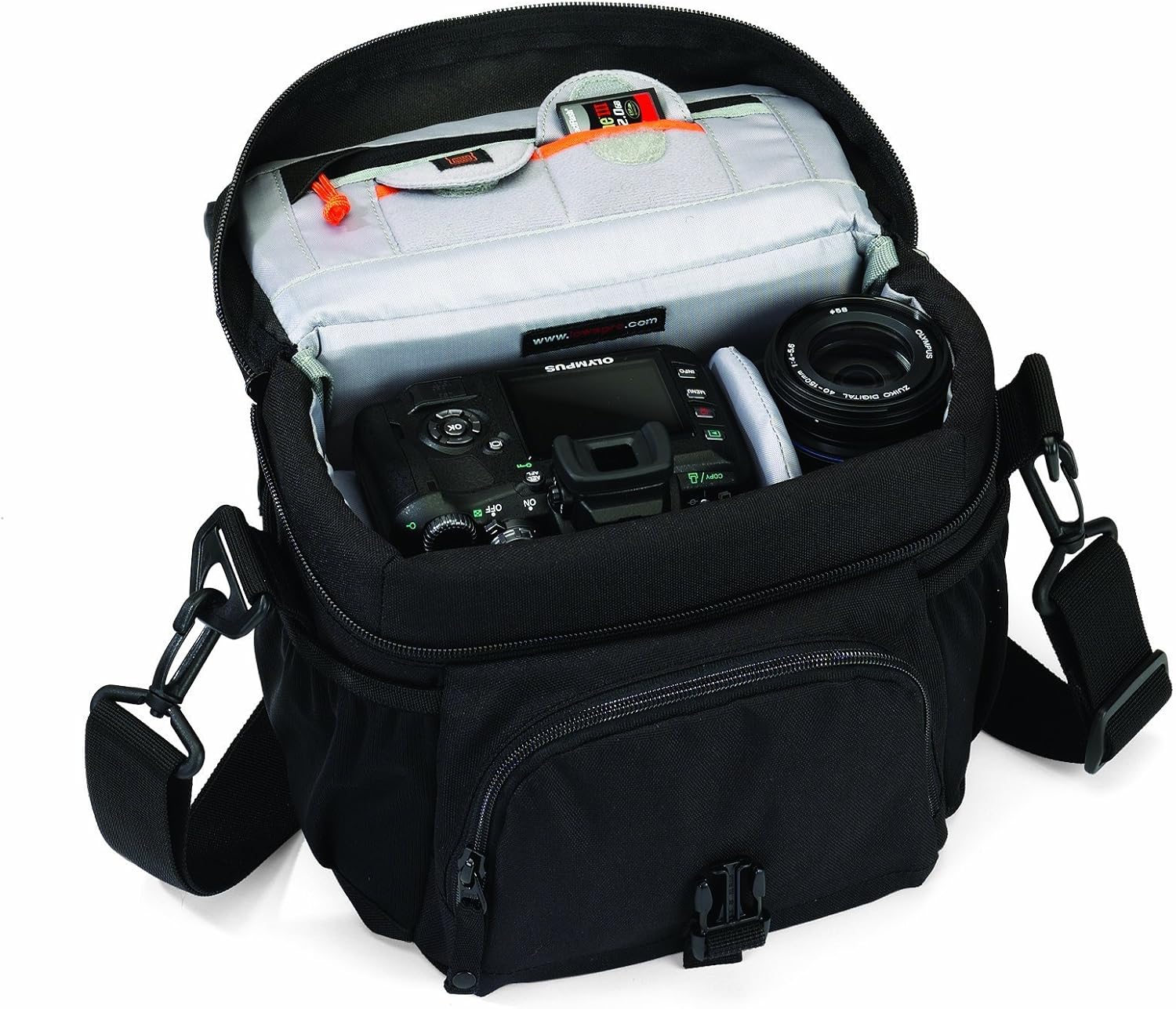 Lowepro Nova 160 AW Camera Bag (Bordeaux Red)