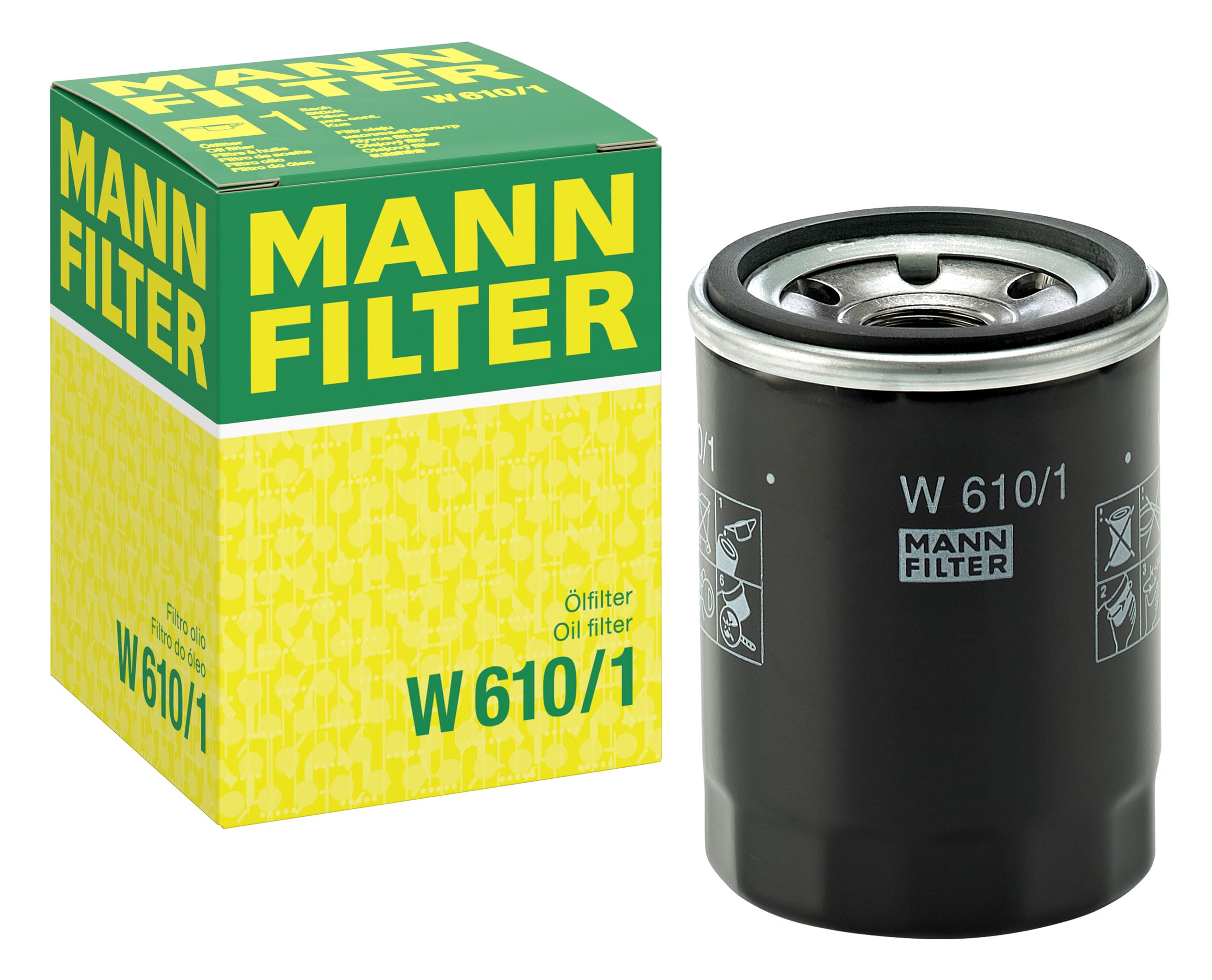 MANN-FILTER W 610/1 Ölfilter - für Pkw + Transporter