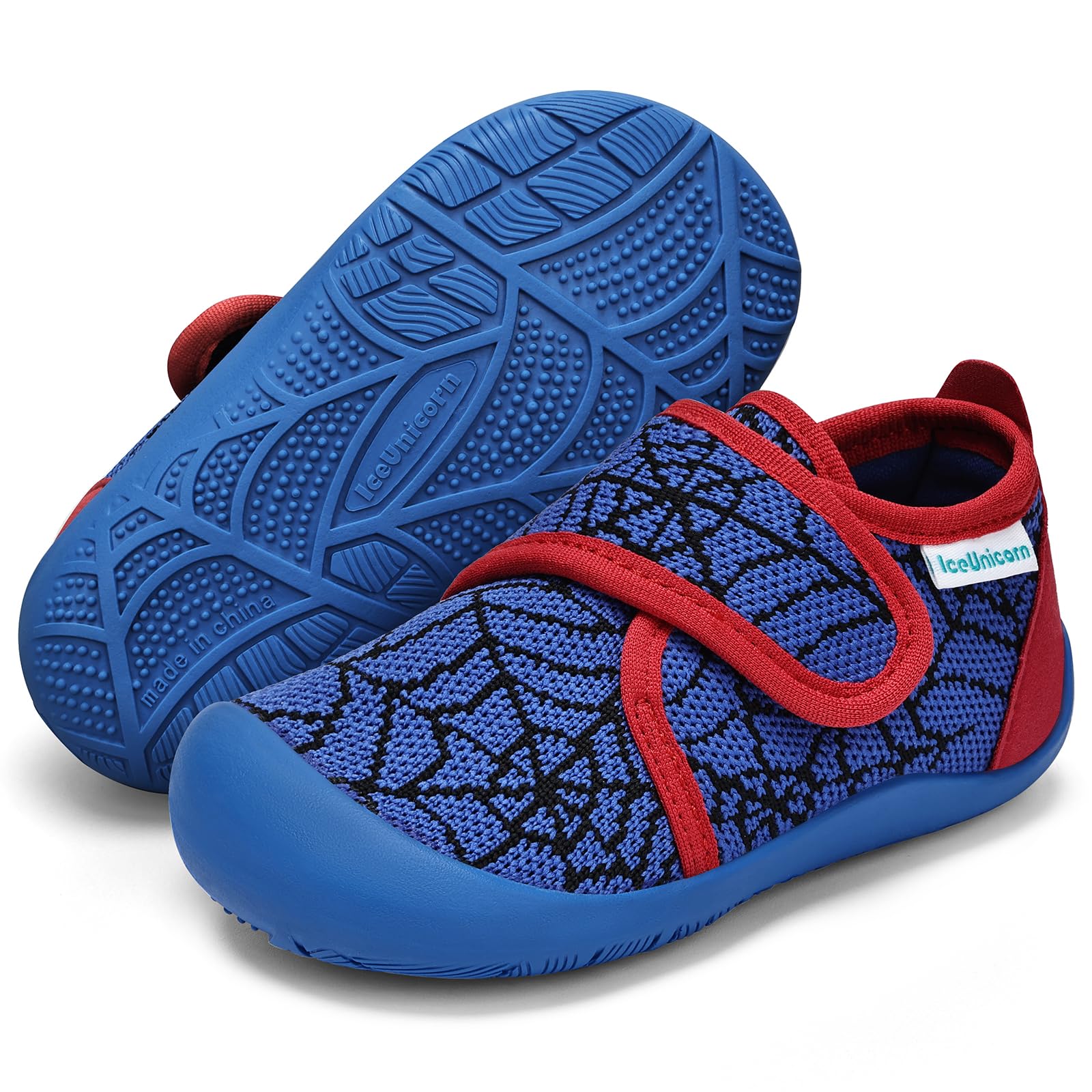 IceUnicorn Hausschuhe Kinder Barfussschuhe Jungen Mädchen Barfußschuhe Lauflernschuhe Hohe Kindergarten Atmungsaktiv