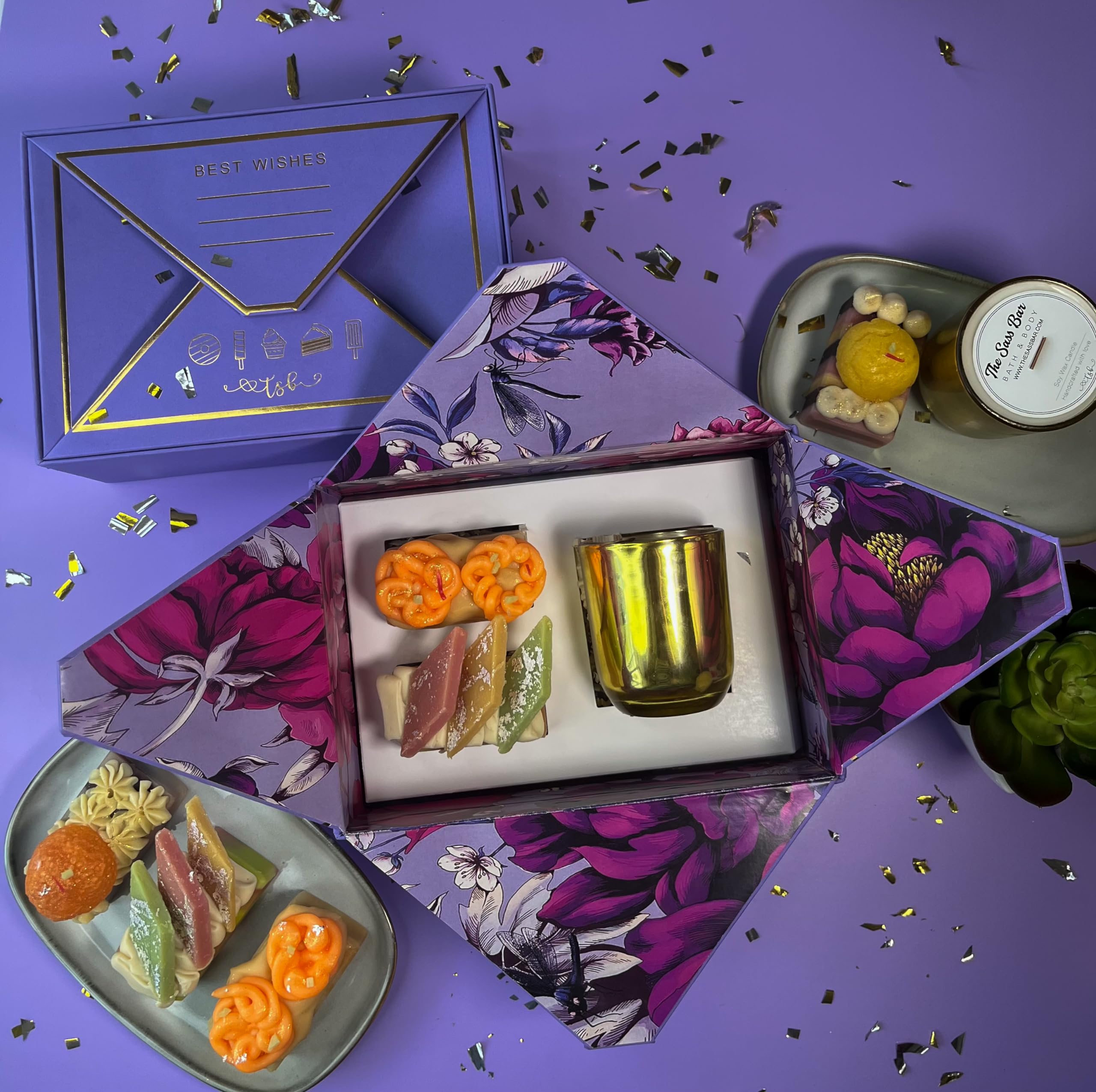 Buy The Sass Bar Letter of Happiness JAMUN Petite Diwali Gift Box