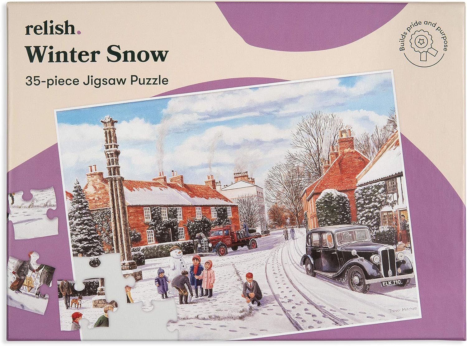 Relish 35 Piece Winter Snow Dementia Jigsaw Puzzle Puzzles Activities for People with