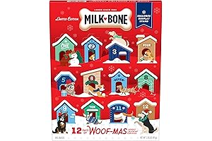 Milk-Bone Holiday 12-Day Advent Calendar Cat Treats, Fun Interactive Countdown to Christmas, 2.85 Ounce