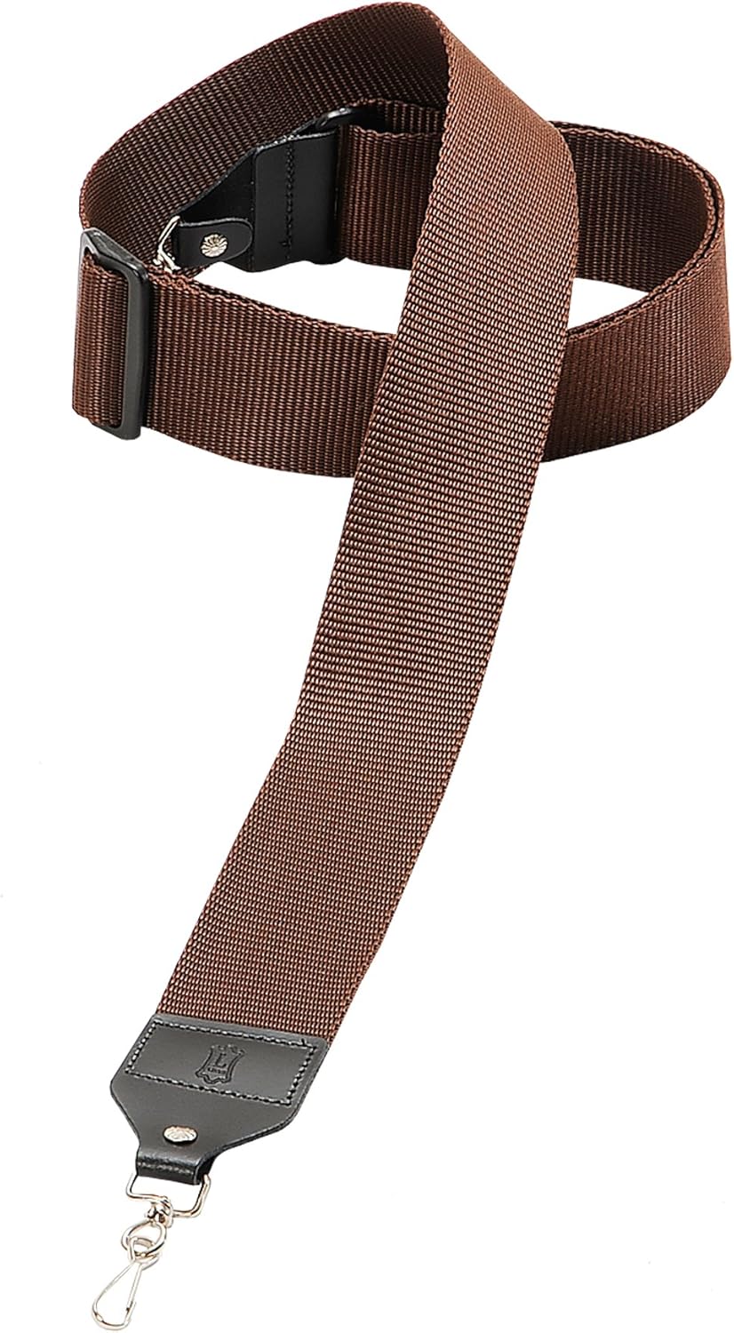 Levy's Leathers 2" Nylon Banjo Strap Brown,Brown