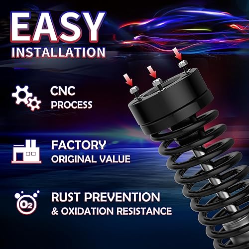 Miniatura 6 de Kit de elevación de nivelación delantera y trasera de 2.5 y 2 pulgadas para Silverado 1500 2007-2020, Sierra 1500 2007-2020 2WD4WD. Separadores de