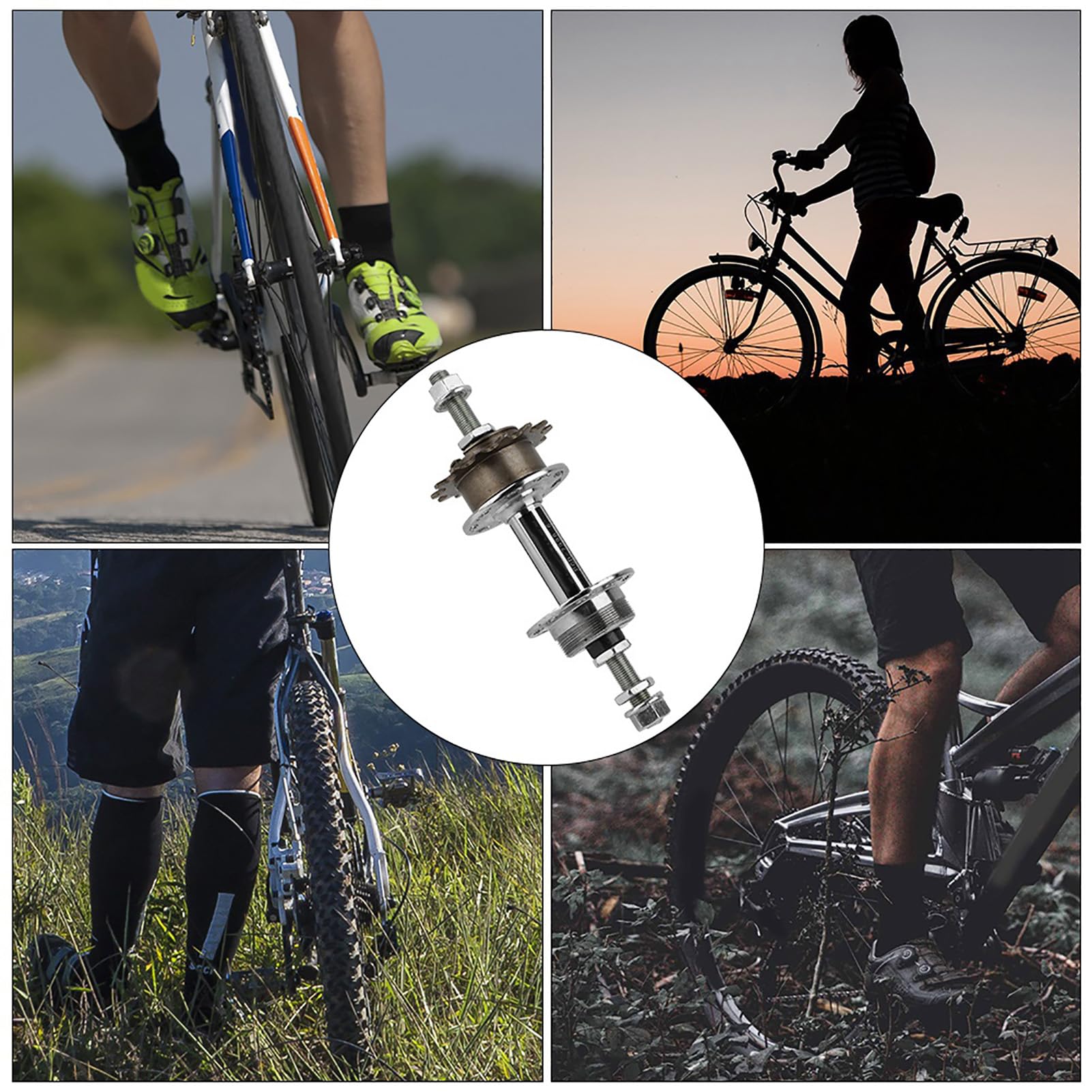 Moyeu De Roue Arrière De Rechange Universel à 36 Trous Pour Roue