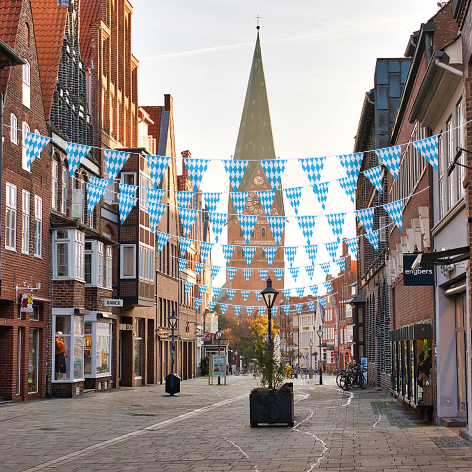 AhfuLife Bandiera Dell'Oktoberfest Da 10 M, Per Decorazioni Oktoberfest