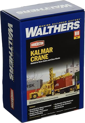 Walthers Cornerstone Kalmar Grúa Intermodal Contenedor 933-3109 HO Escala Modelo Ferrocarril - Kit de Vehículo