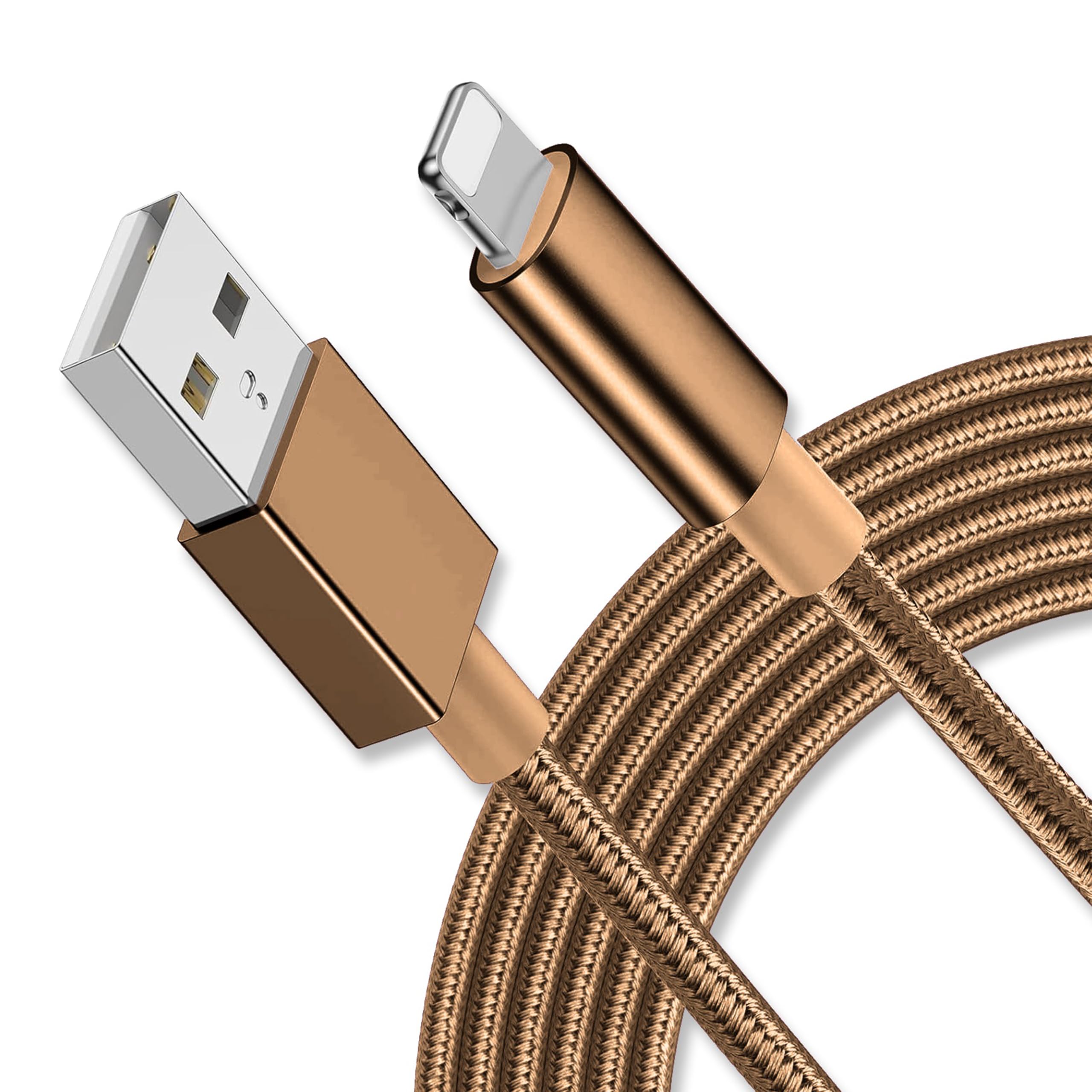 USB Charger Cable - 3 Metres Fast Charging Compatible with iPhone 14, 13, 12, 11, XS, XR, X Pro Max, Mini, 8, 7, 6S, 6 Plus, 5S, SE