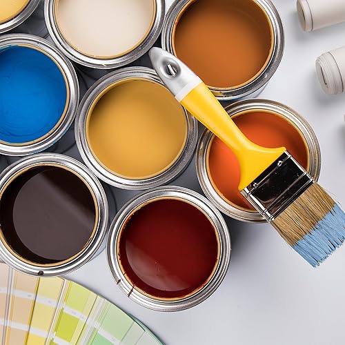 Miniatura 8 de Cornucopia Brands Latas de pintura vacías de cuarto de galón con tapas (paquete de 2) latas de pintura de metal sin forro, paquete económico