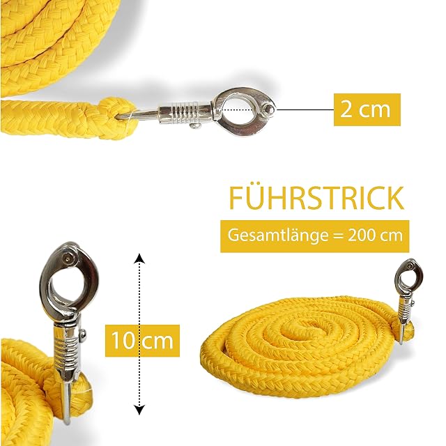 Foto 3 de 7 de Cuerda de plomo con gancho de pánico para caballo, correa trenzada en distintos diseños elegantes, para poni