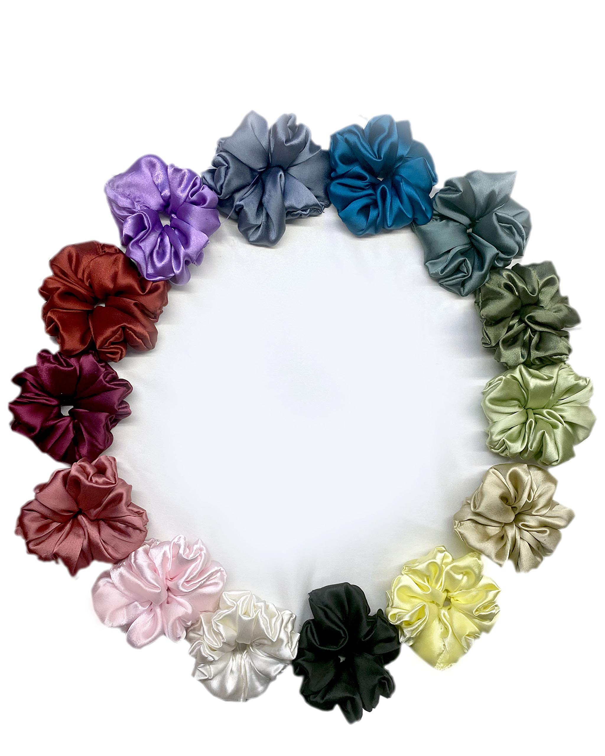Bhajanlal Greenery Satin Scrunchies for Women/Girls ( Multicolor Avail, Pack of 6 Pcs) (B091P3X9PQ) Amazon Price History, Amazon Price Tracker