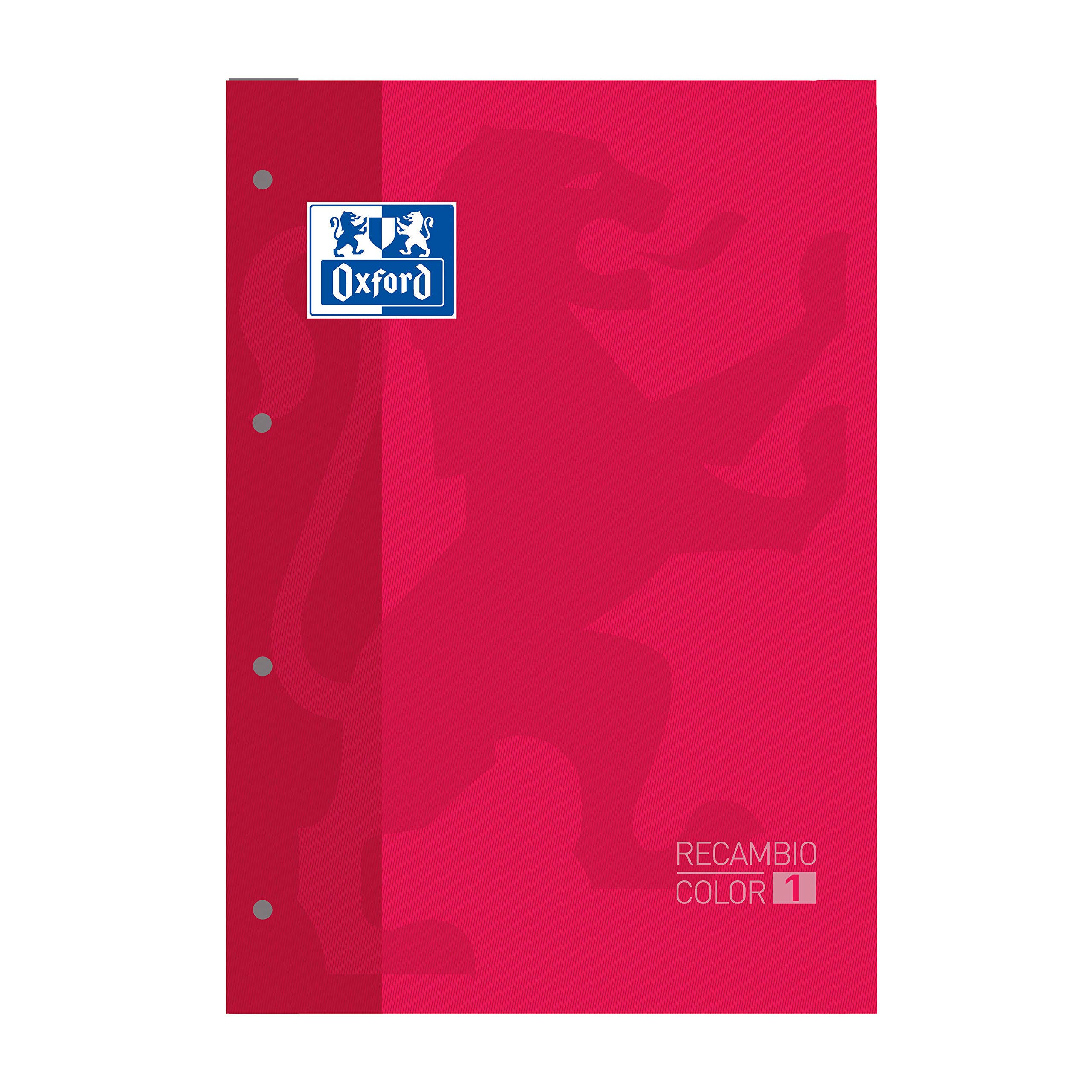 Oxford Square A4 + Red 80 Sheets 4 Holes Square 5 x 5