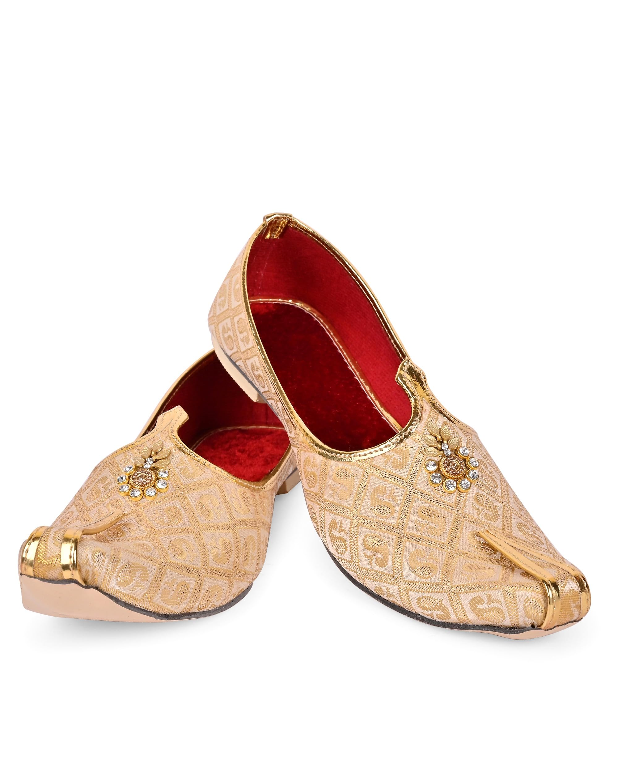 Royal Khwaab Mens Wedding Juttis/Punjabi Jutti & Sherwani Juti, Pure Traditional & Stylish Ethnic Mojaris/Wedding Shoes 100% Comfortable & Handcrafted RK-J4(B14)-7 (B0C2ZVH7GX) Amazon Price History, Amazon Price Tracker