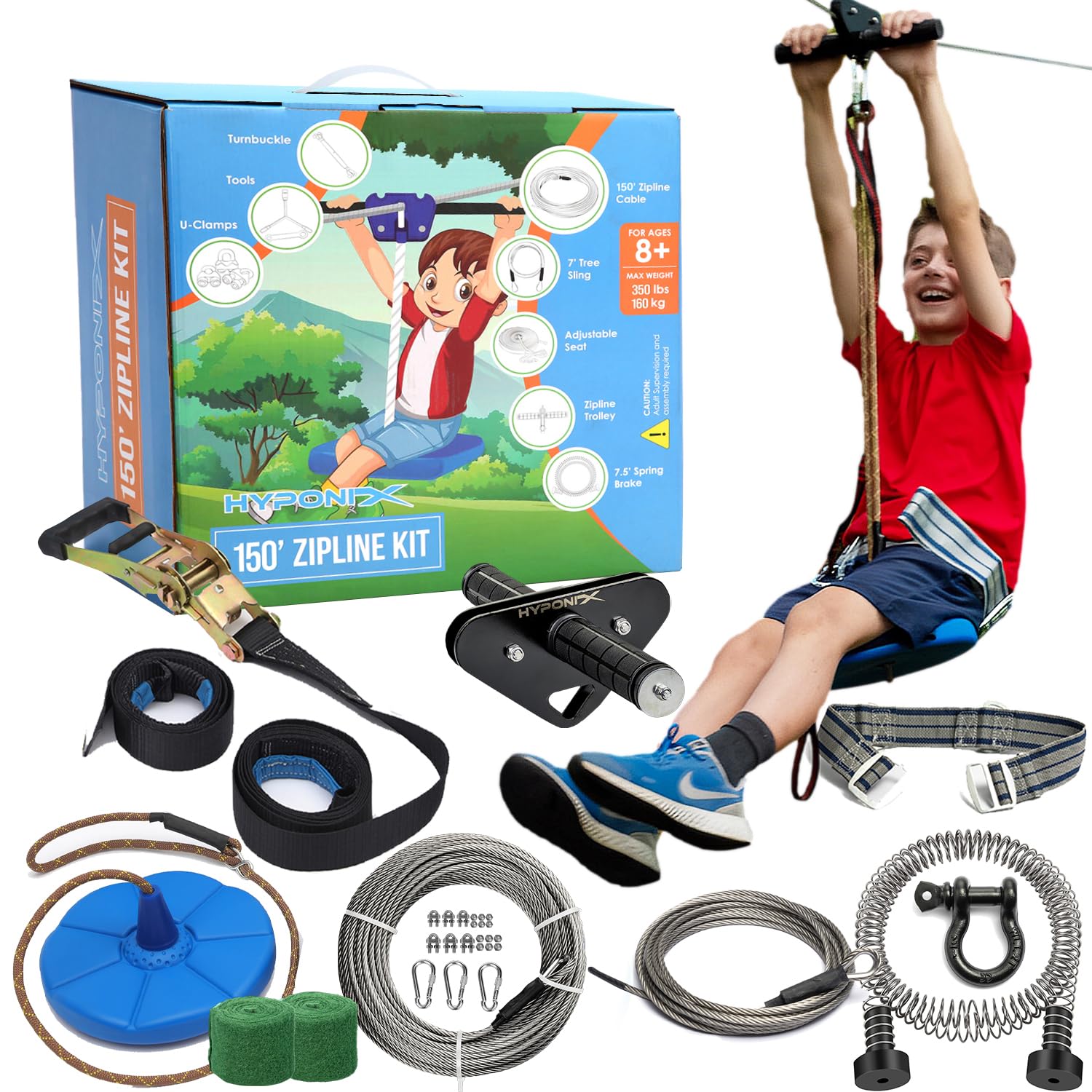 ツッパリテール 120cm Amazon.com: Zip Line Kit for Kids and Adults, 100/120/150