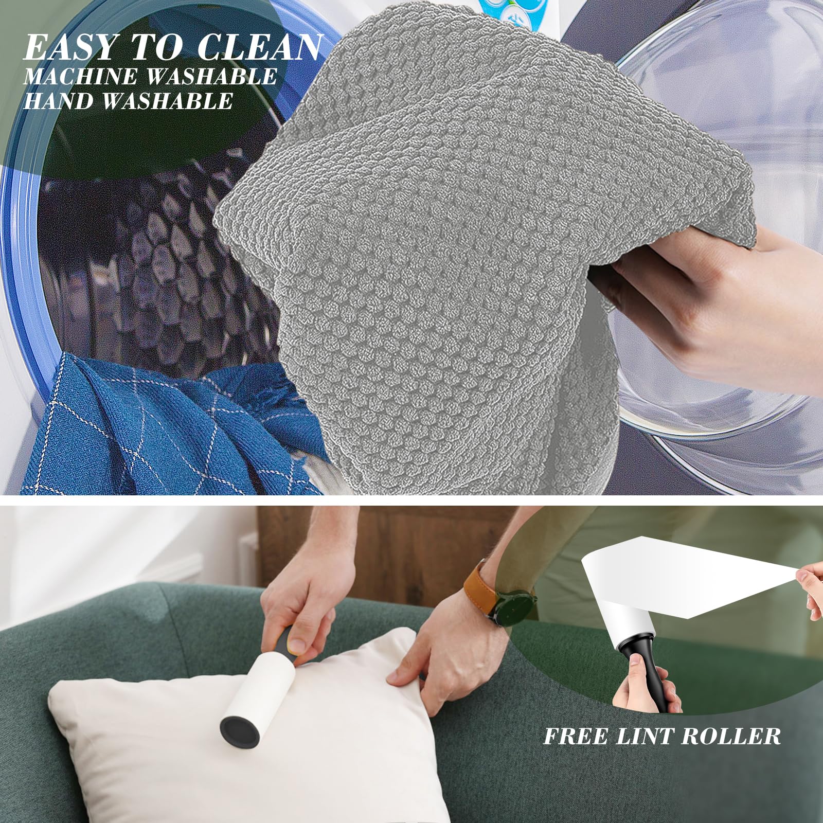 Thihome Scale per Cani, 4 Ripiani in Schiuma ad Alta Densità, Antiscivolo per Cani Feriti, Animali Domestici più Anziani, Gatti di Piccola Taglia, Grigio, 73.7x40.6x50.8 cm