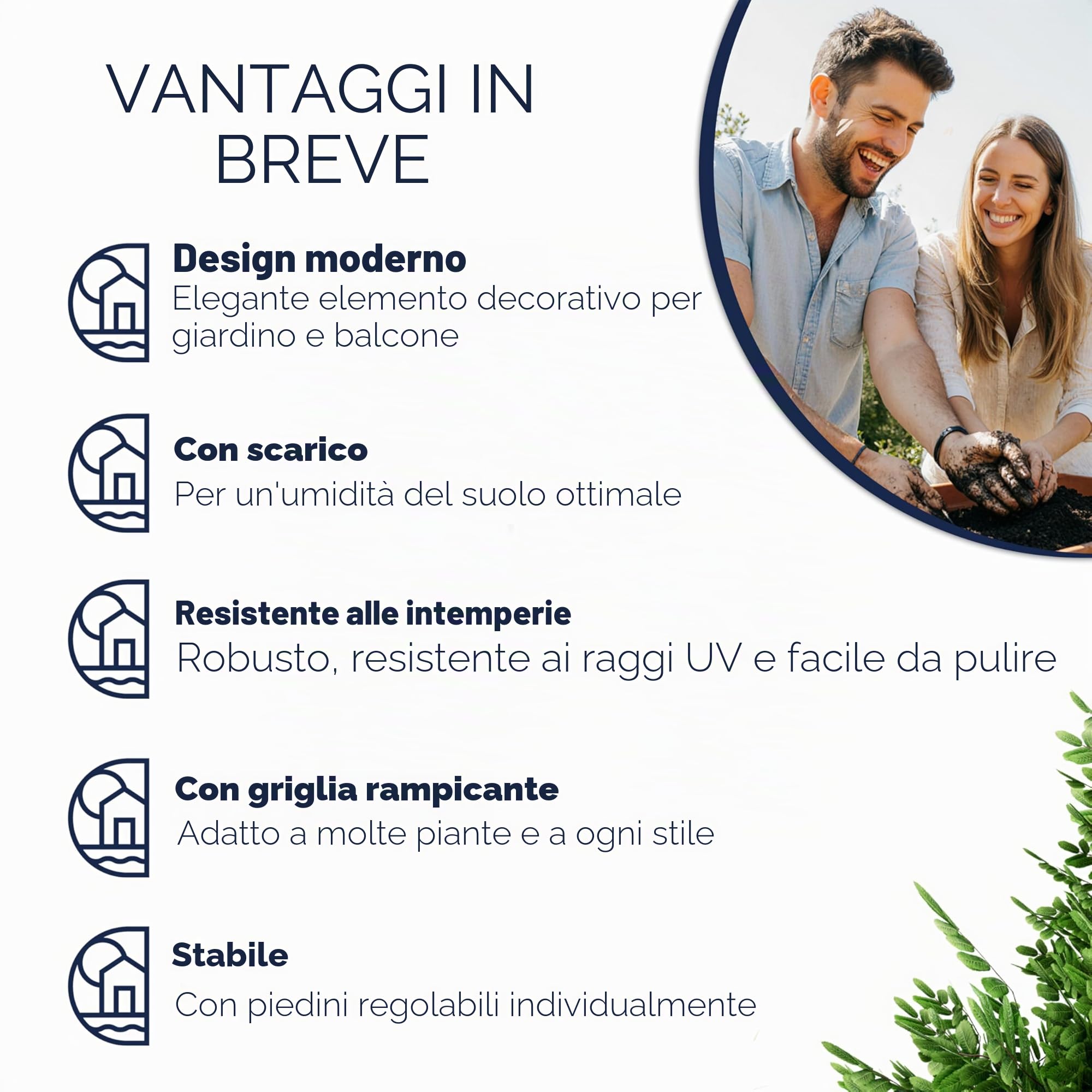 Casaria Fioriera a Traliccio 3 Vasi | Polyrattan, Aiuto Arrampicata, per Piante Rampicanti, Vasi interni removibili, Scarico dell'Acqua Richiudibile