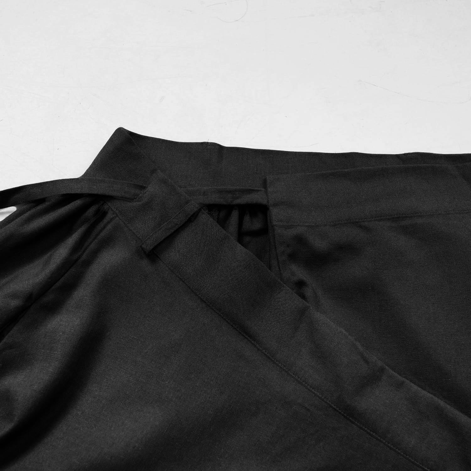 Mingyuezai Womens Wrap Skirt Ankle-Length Vintage Linen Skirts - Image 7