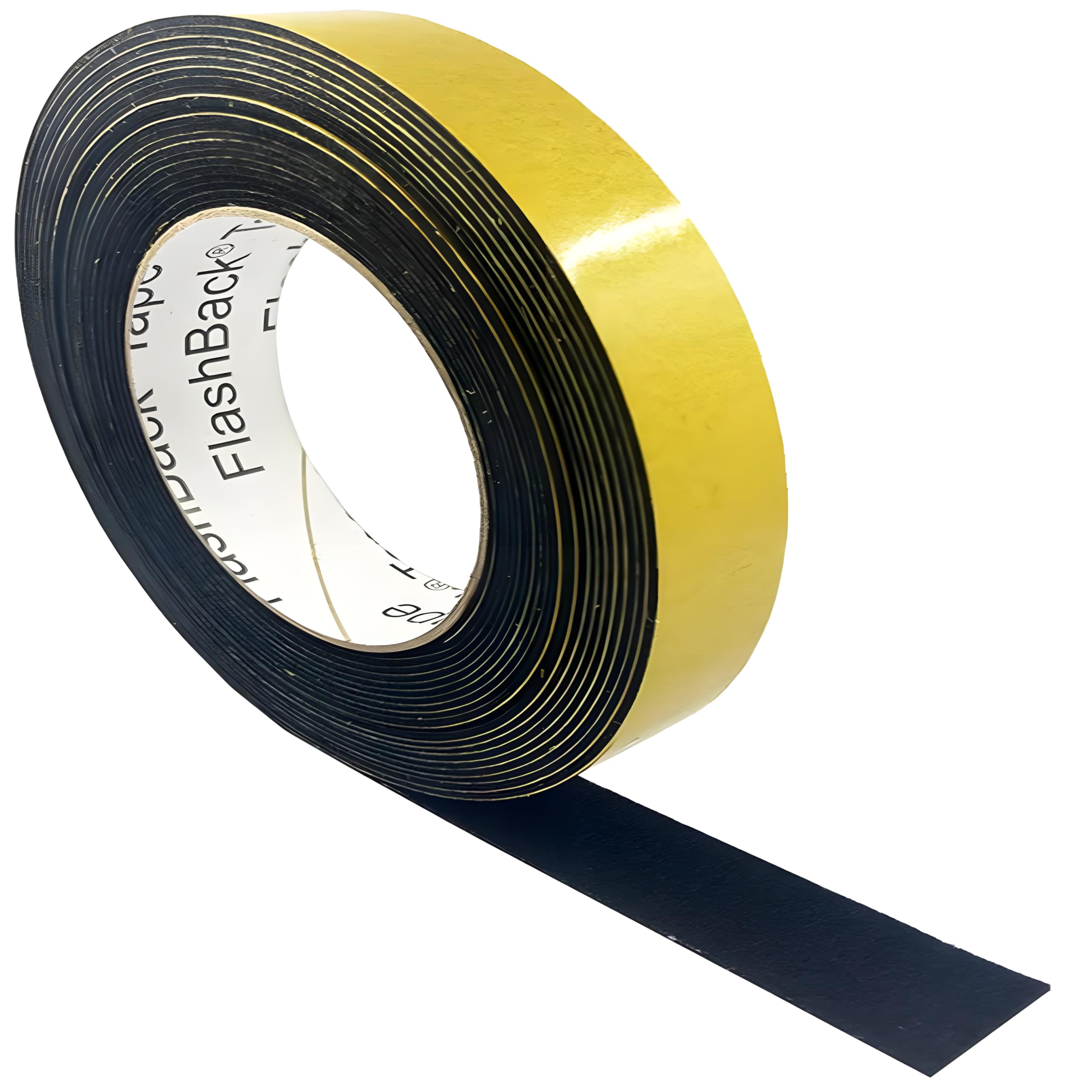FlashBack Anti Squeak Tape Anti Rattle Black Felt Tape Strips Furniture and Hard Surfaces - Made in GB (25mm x 10m) โ image 1