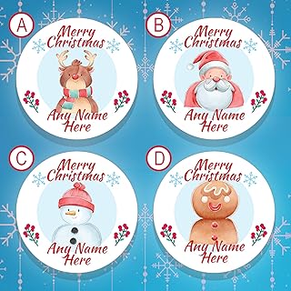 Amazon.co.uk: Personalised Christmas Stickers