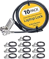 Vista 7 de StarTech.com Candado de cable para laptop de 6.6 pies (6.6 ft) – Combinación de 4 dígitos para portátil/escritorio de seguridad para dispositivos