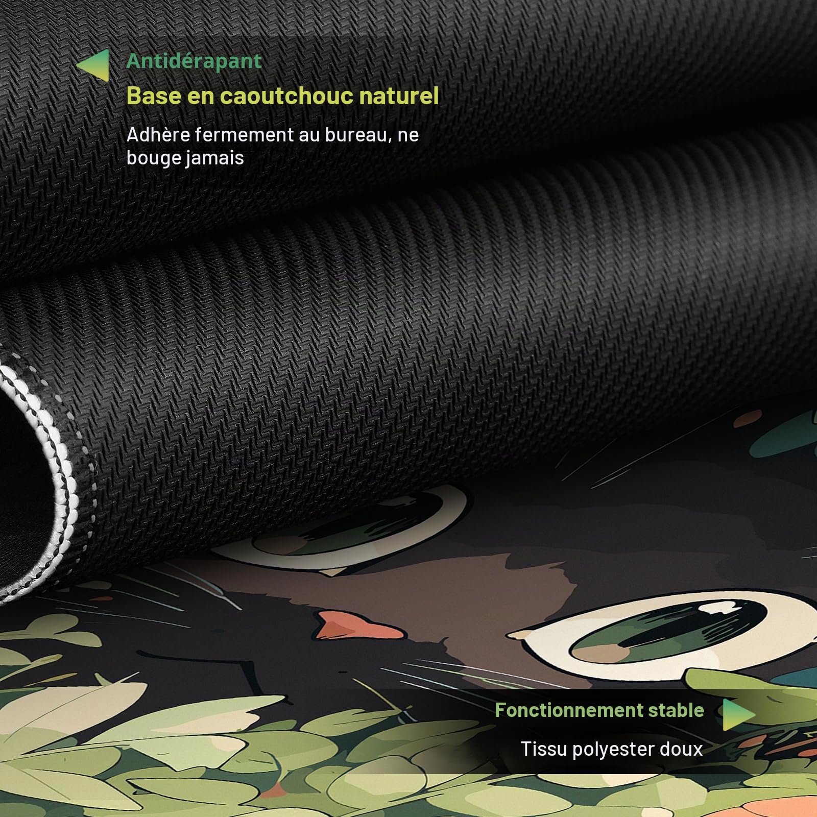 Tapis de souris de jeu XXL 900 x 400 mm imperméable antidérapant