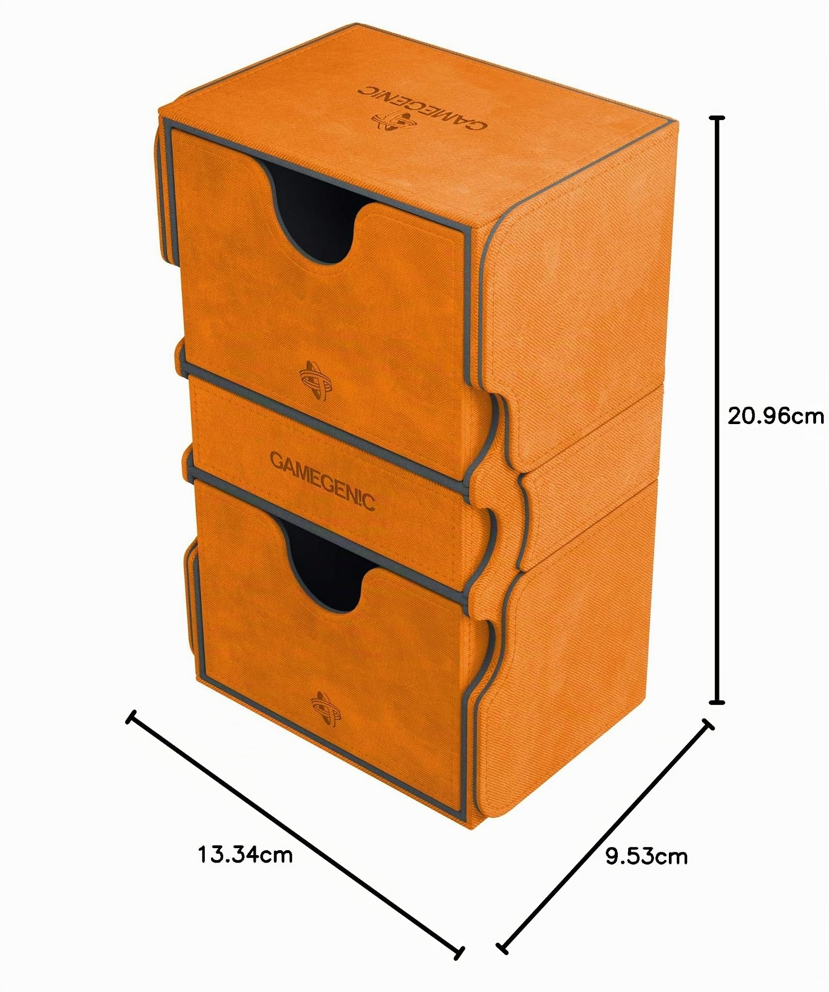 Gamegenic GGS20046ML Stronghold 200-Card Convertible Deck Box, Orange