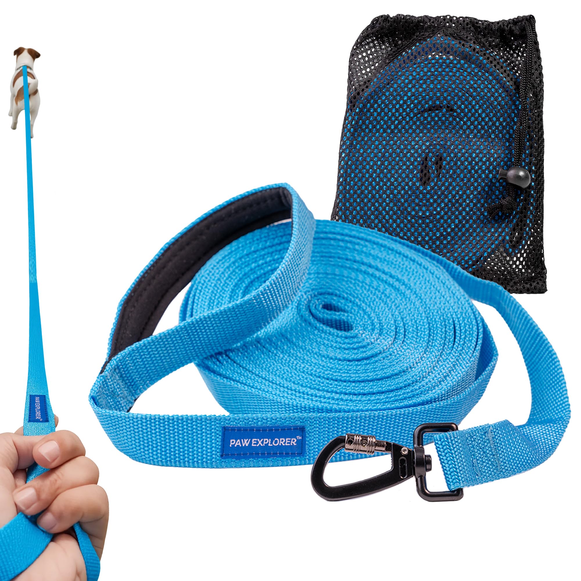 Amazon | PAW EXPLORER | Glide Leash8 犬 ロングリード 8m 平紐タイプ