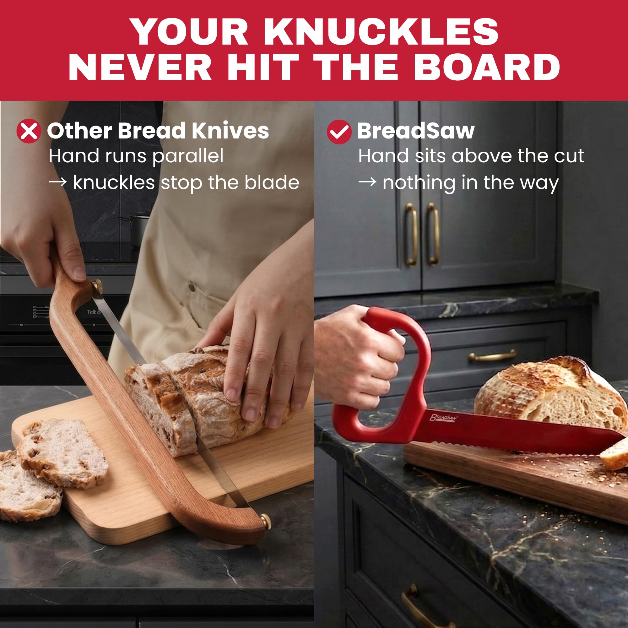 Sourdough Bread Knife - Serrated Blade -6 Sourdough Bread Knife - Serrated Blade -6
