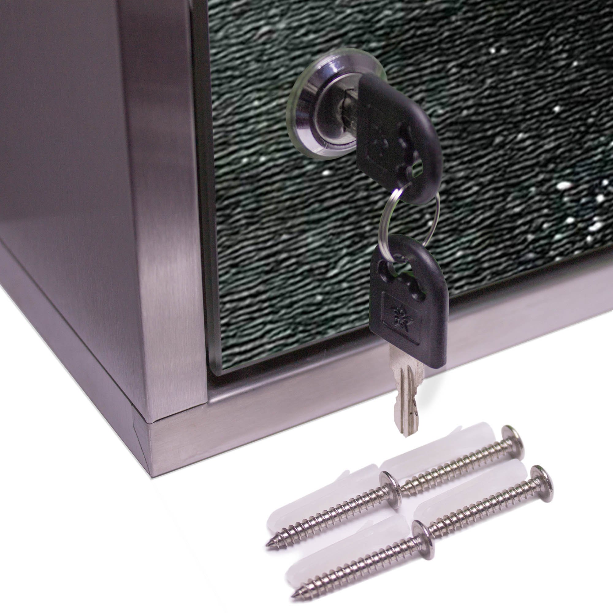 Large Lockable Medicine Stainless Steel 30X45X12 CM Medicine