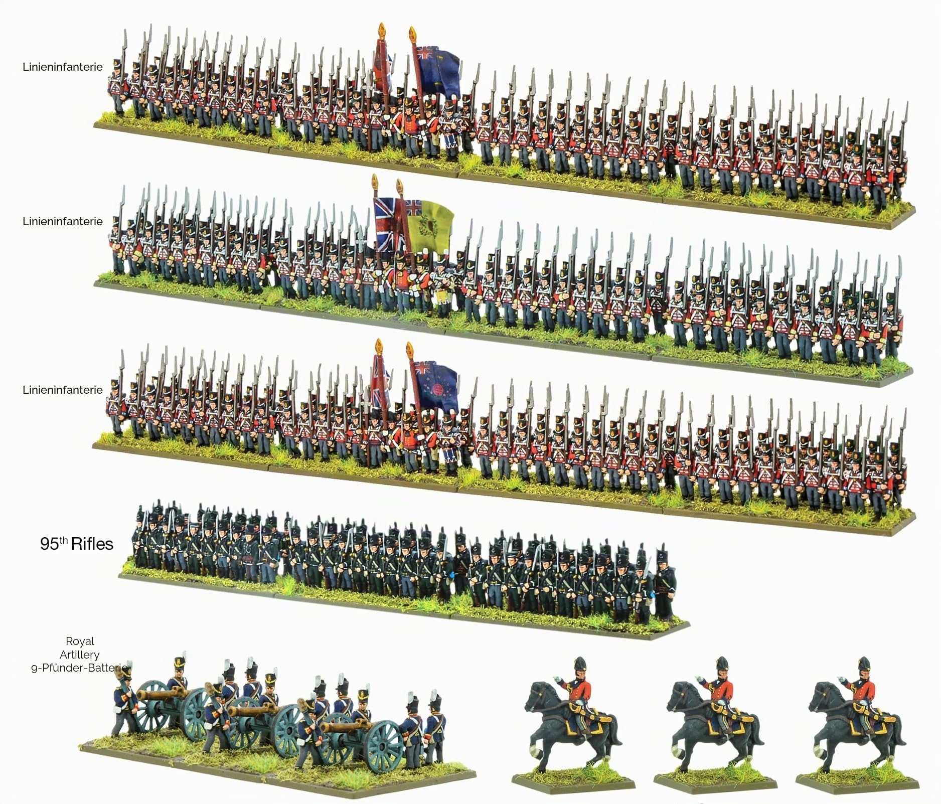 Warlord Games Black Powder Epic Battles: Waterloo – Britisches Starterset