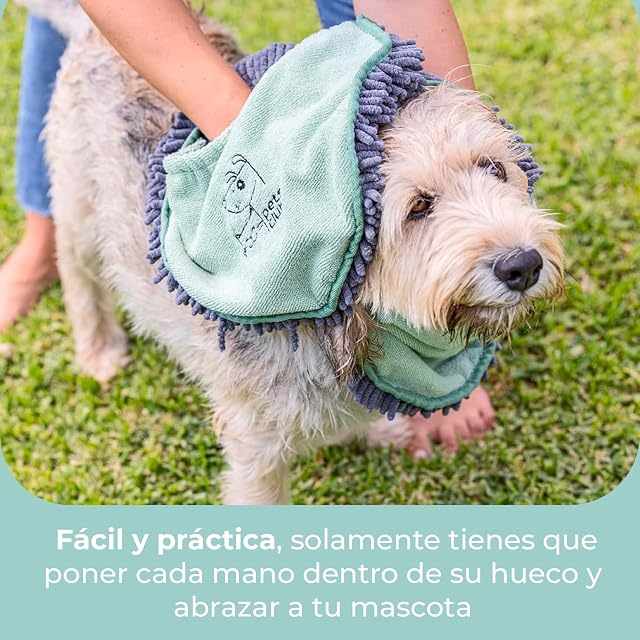 Foto 4 de 6 de VIGAR Toalla/Albornoz/Manopla para Mascotas - Modelo Pets Club - De Microfibra - Muy Suave