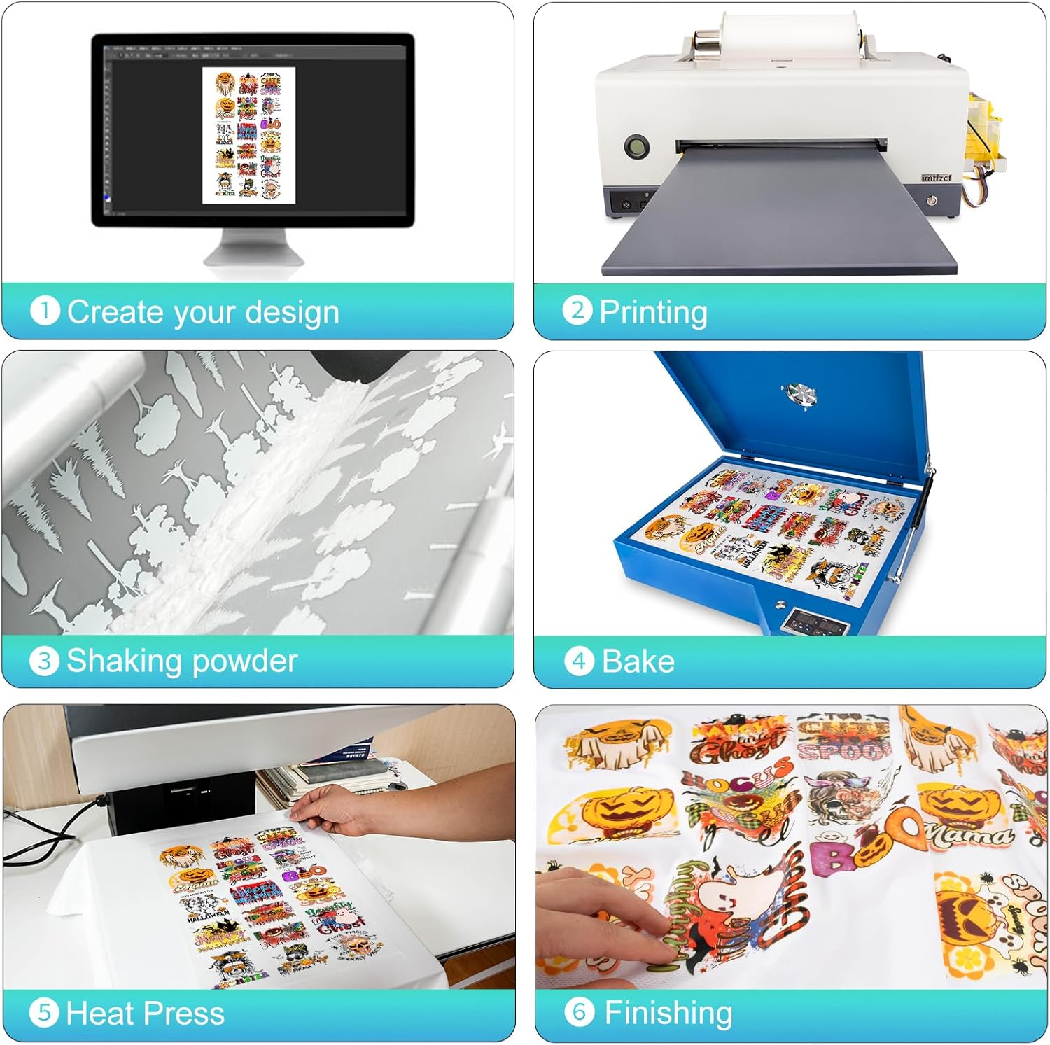 DTF Transfer Film Roll 13" x 328ft - Premium A3+ DTF Film Roll,Double Sided Matte Clear PreTreat PET Heat Transfer Paper, Cold and Hot Peel, Direct to Film for T-Shirts Textile