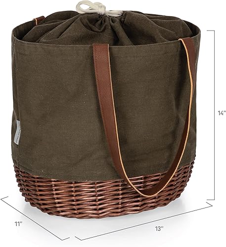 Miniatura 2 de PICNIC TIME Coronado - Bolsa de lona y sauce, bolsa de picnic, bolsa de playa