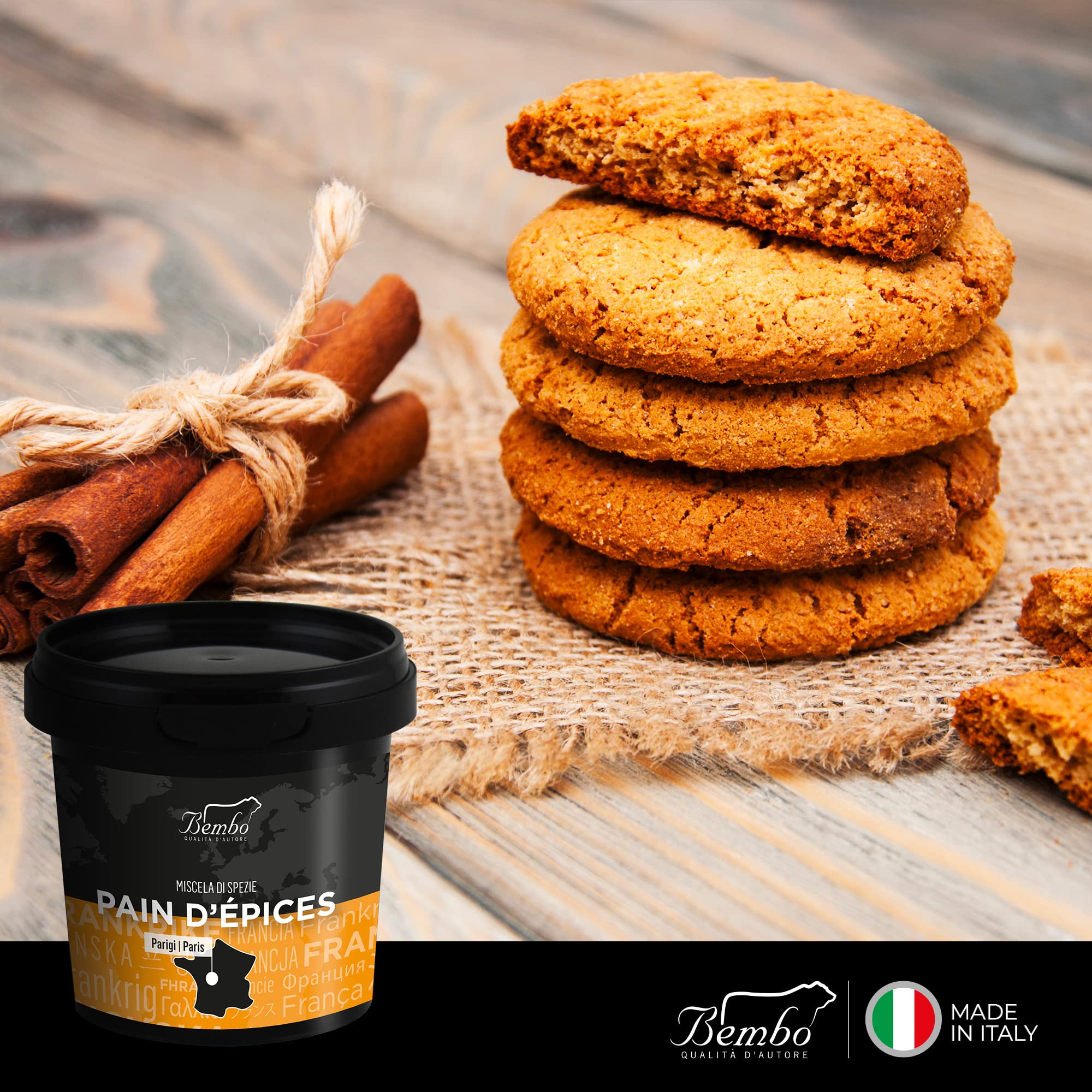 Mezclas de Especias Bembo - Gran Sabor - Especias Gourmet - Las Mezclas más Famosas del Mundo - Idea de Regalo para Mujeres, Navidad, Cumpleaños - Aromas y Especias - Made in Italy