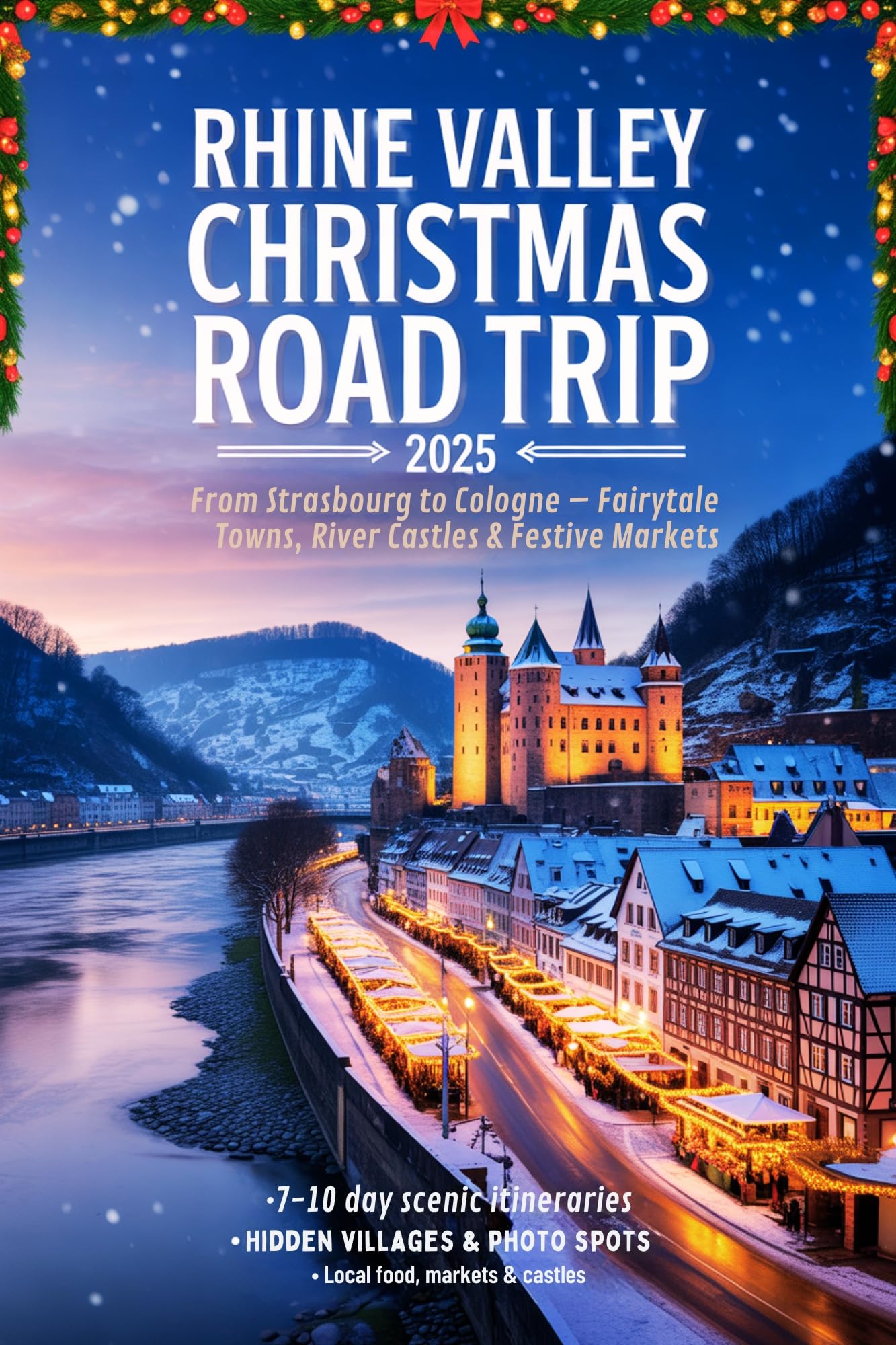 Rhine Valley Christmas Road Trip 2025: From Strasbourg to Cologne – Fairytale Towns, River Castles & Festive Markets