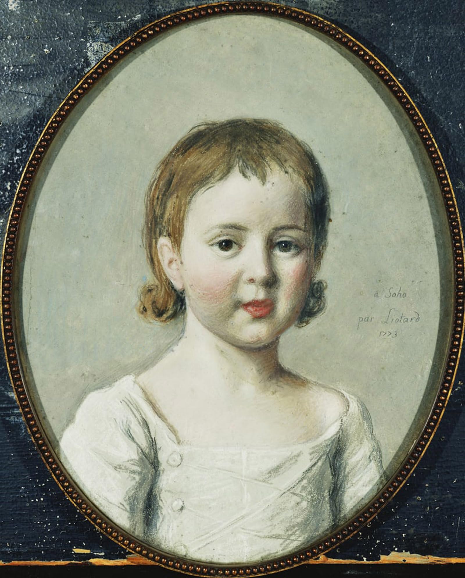 POSTERIIk Vintage Art Print Images Pictures Print Portrait of Robinson Boulton Bust Length Aged by Jean Étienne Liotard Modern Colour Posters for Office Home Decor 60x90cm