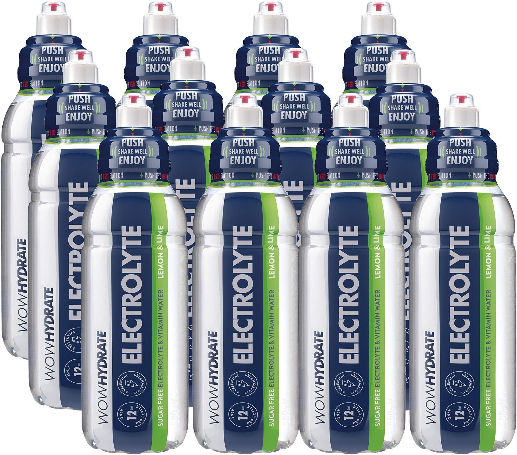 WOW HYDRATELemon & Lime 500ml Pack Of 12