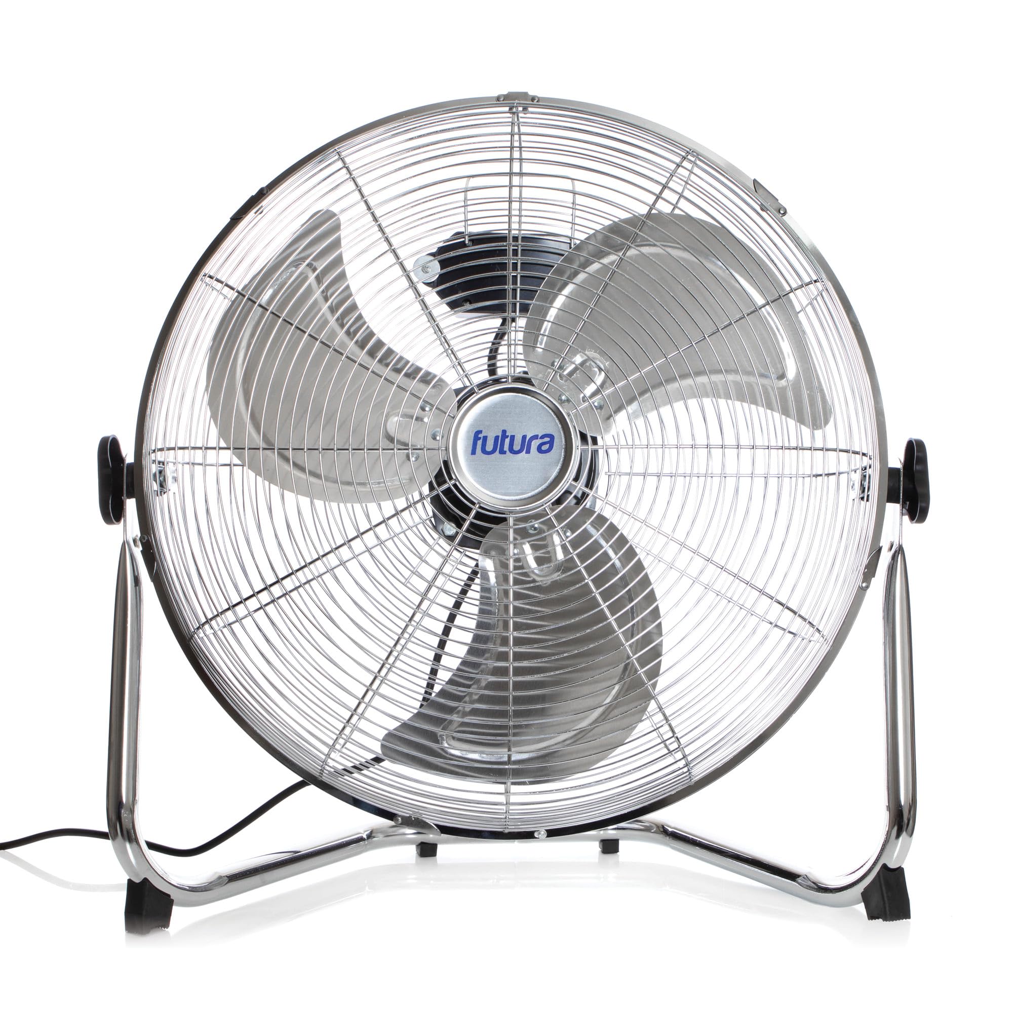 Futura 16 Inch Metal Floor Fan, 50W Industrial Fan, 3 Speeds