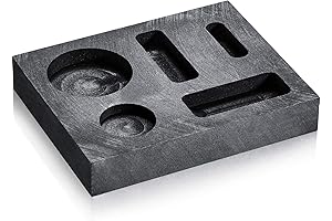 5-in-1 Coin Casting Graphite Mold Combo: Essential Tool for Precious Metal Refining