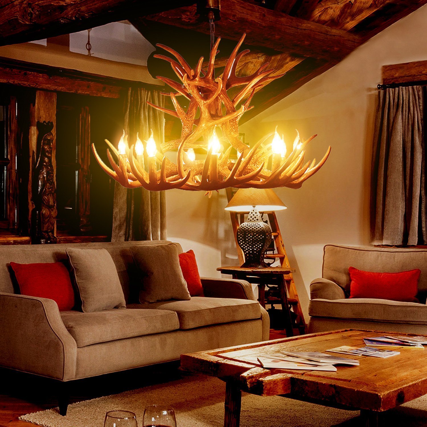 Bulb - UL LED candelabri, lampadario LED da 4 Watt, 350 lumen, E12 base candelabri base lampadina, 2700 K- interni o esterni (confezione da 6)