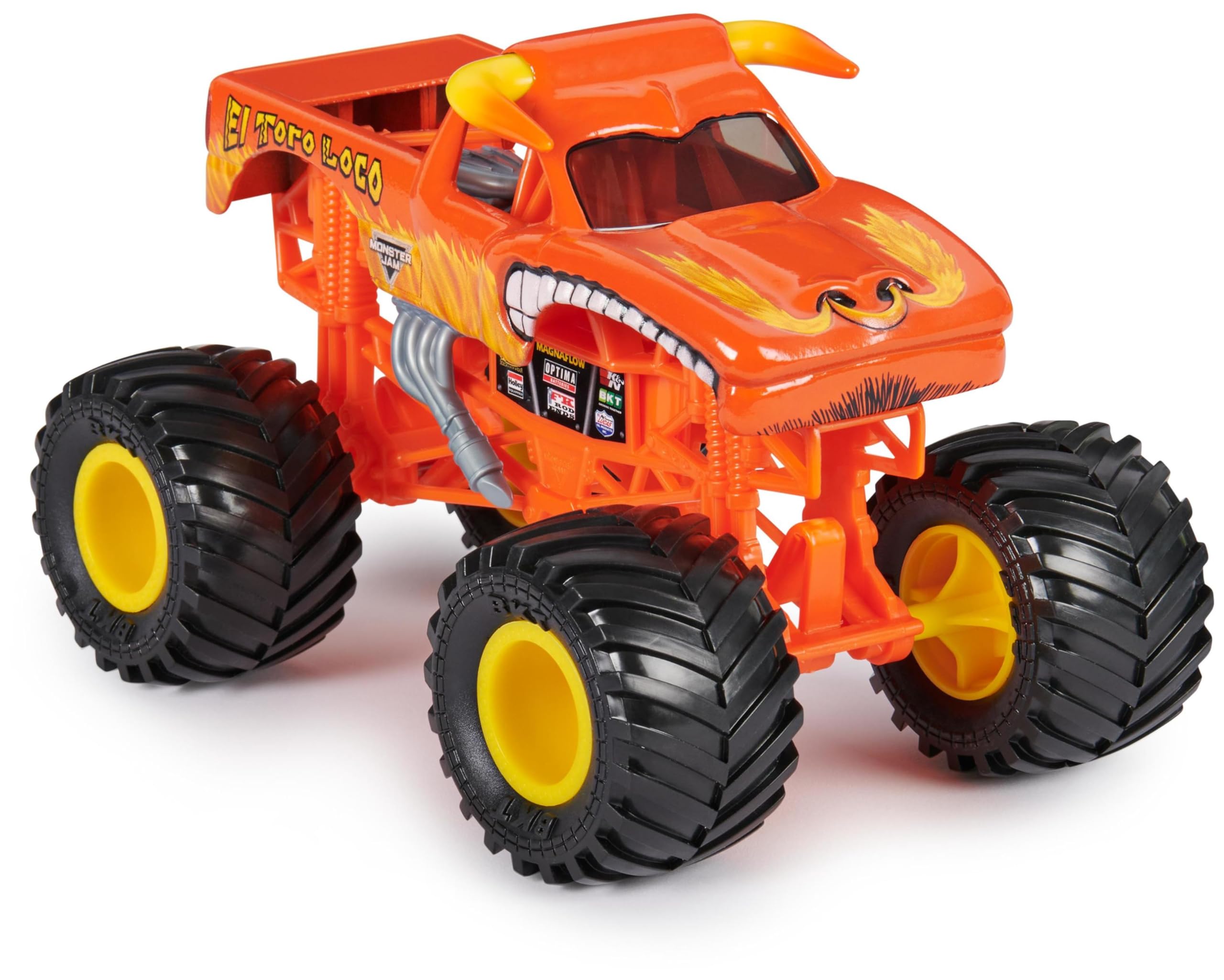 Monster Jam - Coche Monster Truck Oficial Escala 1:24 - Modelo Aleatorio - Coches para Niños - Juguetes Niños 3 años +