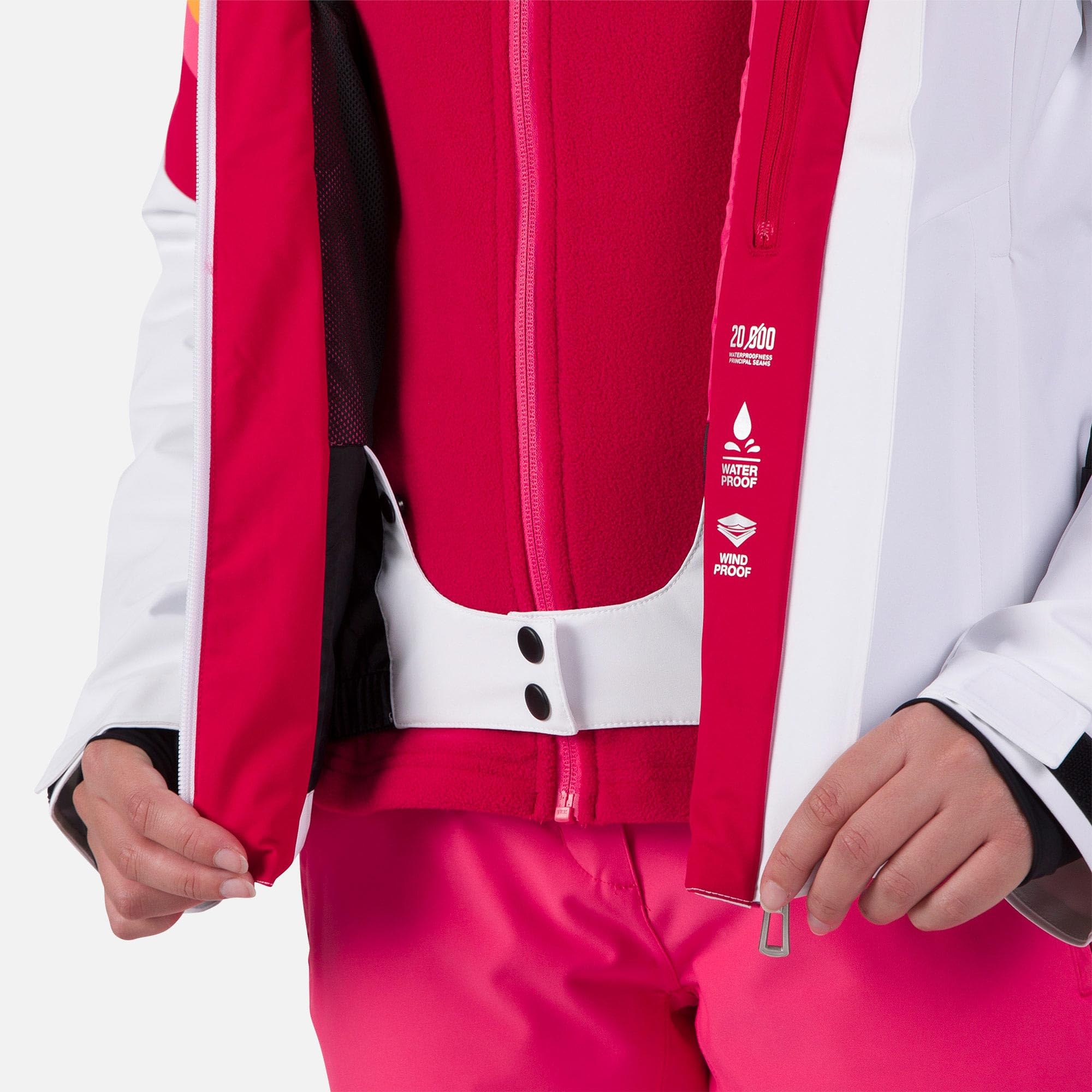 Rossignol Kurtka Strawpile – izolowana kurtka narciarska – wodoodporna kurtka snowboardowa dla kobiet