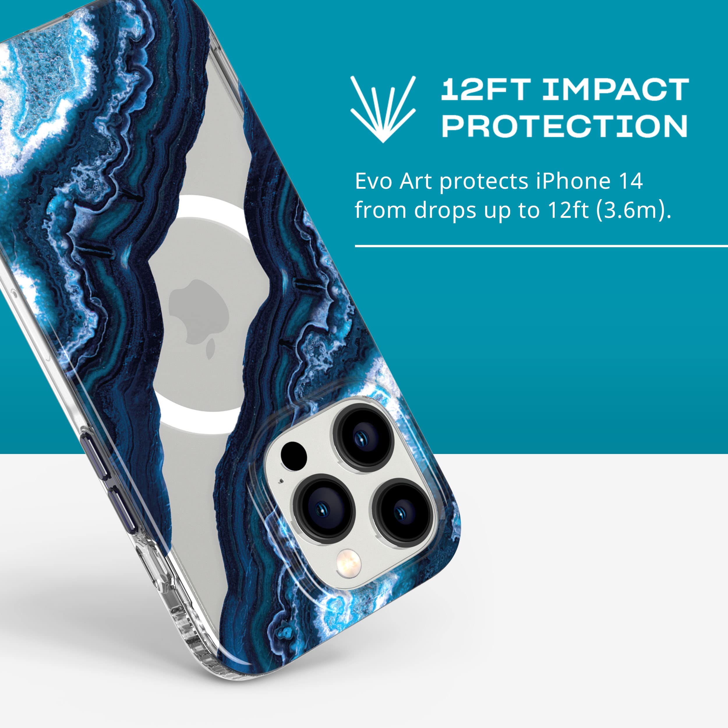 tech21 iPhone 14 Pro Evo Art Compatible with MagSafe® – Protective