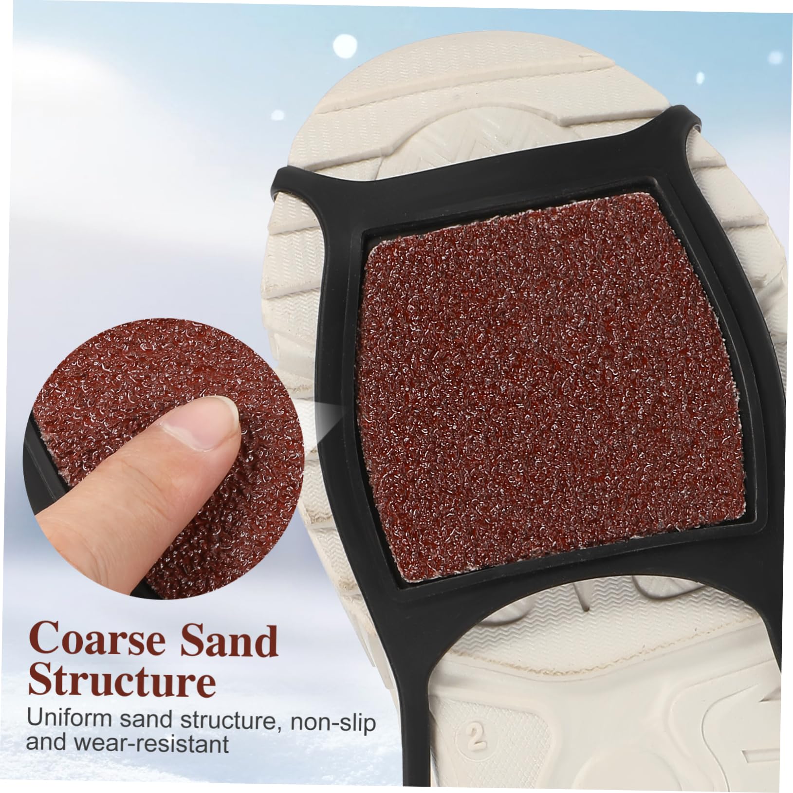 Eisstollen Schneeschuh Schuhspikes Schuhkrallen Klampen Schnee Spikes Steigeisen Eiskrallen Anti Rutsch zum Joggen