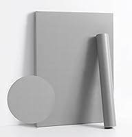 Vista 166 de Dimoon 236''x17.7'' White Thicken Peel and Stick Wallpaper Contact Paper Modern Self Adhesive Wall Paper Removable Renter Friendly Textured Solid