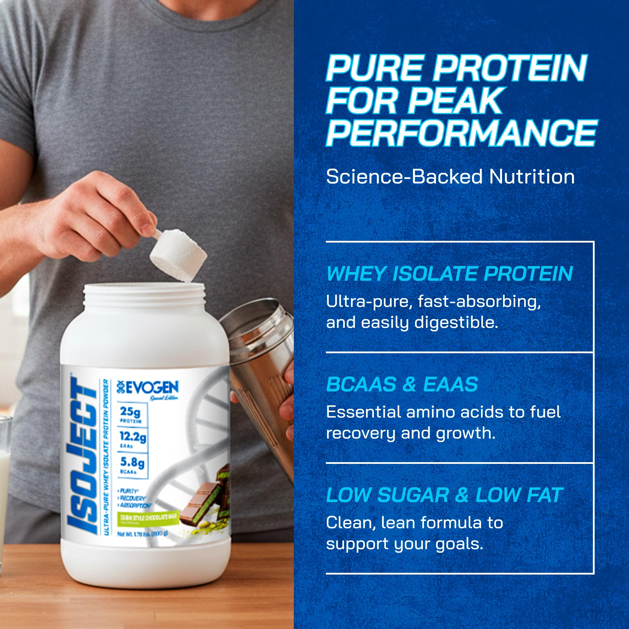 Evogen Isoject Whey Protein Powder | Dubai Chocolate Protein | 25 Servings — Amazon image 5