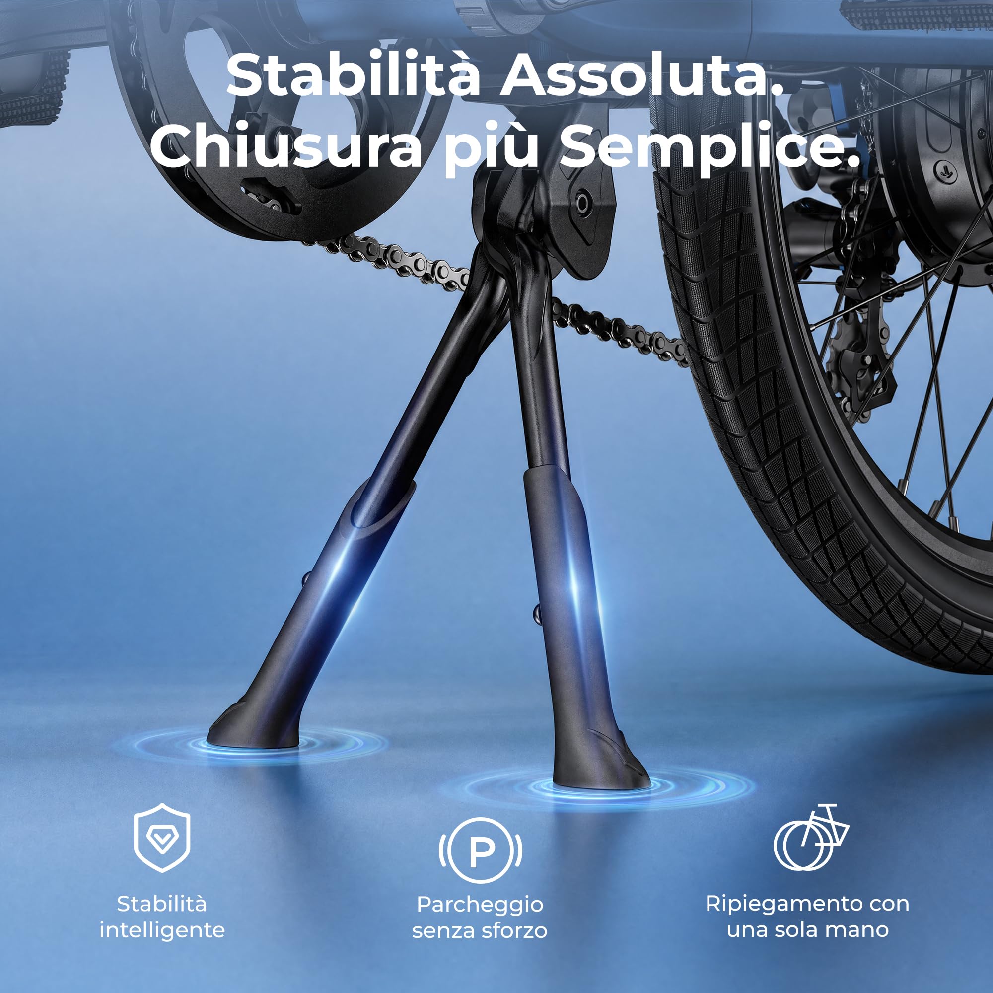 ENGWE O20 Bici Elettrica Pieghevole E-bike Compatta | Motore da 250 W, Batteria rimovibile da 48 V e 15 Ah,Autonomia 80–140 km, Connettività tramite App,Spostamenti Urbani