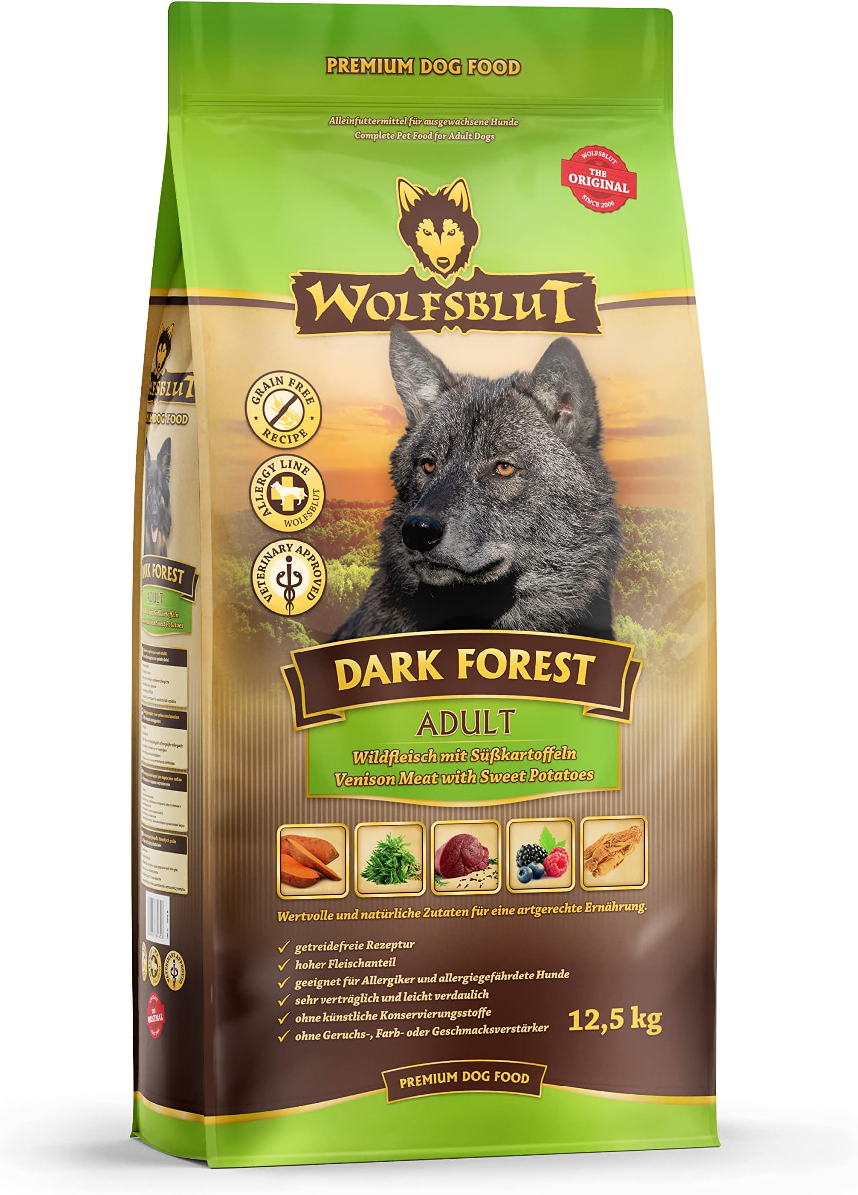 Black Bird - Truthahn und Süßkartoffel Small Breed Trockenfutter 2 kg